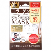 Маска для лица с коллагеном 30 шт, Japan Gals "Pure5 Essence"