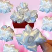 Наполнитель для подарков "Облачка" 12 шт. (мягкие атласные фигурки) Наполнитель для подарков "Облачка" 12 шт. (мягкие атласные фигурки)